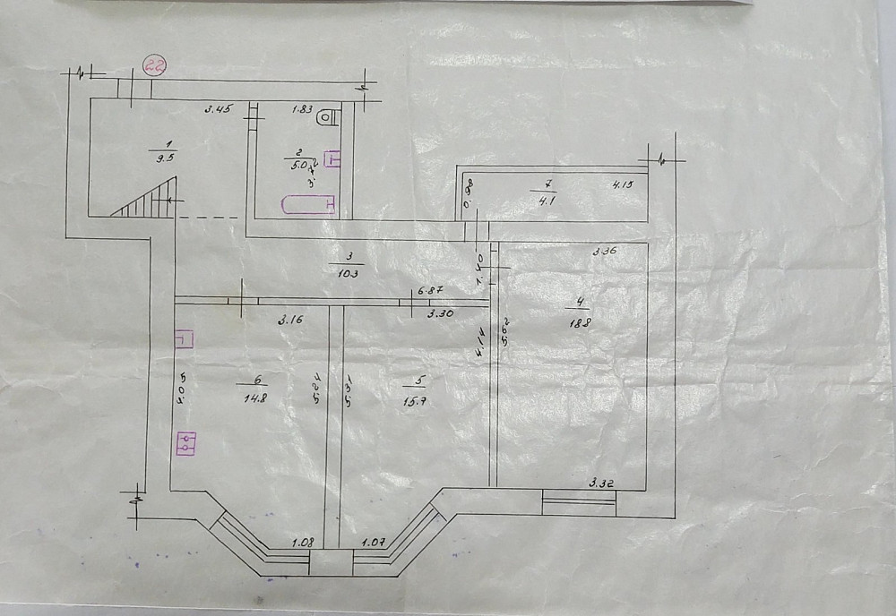 Продаж Квартира 3-кімнатна, 5/6 поверх на Замостянська Vinnytsya - photo 19