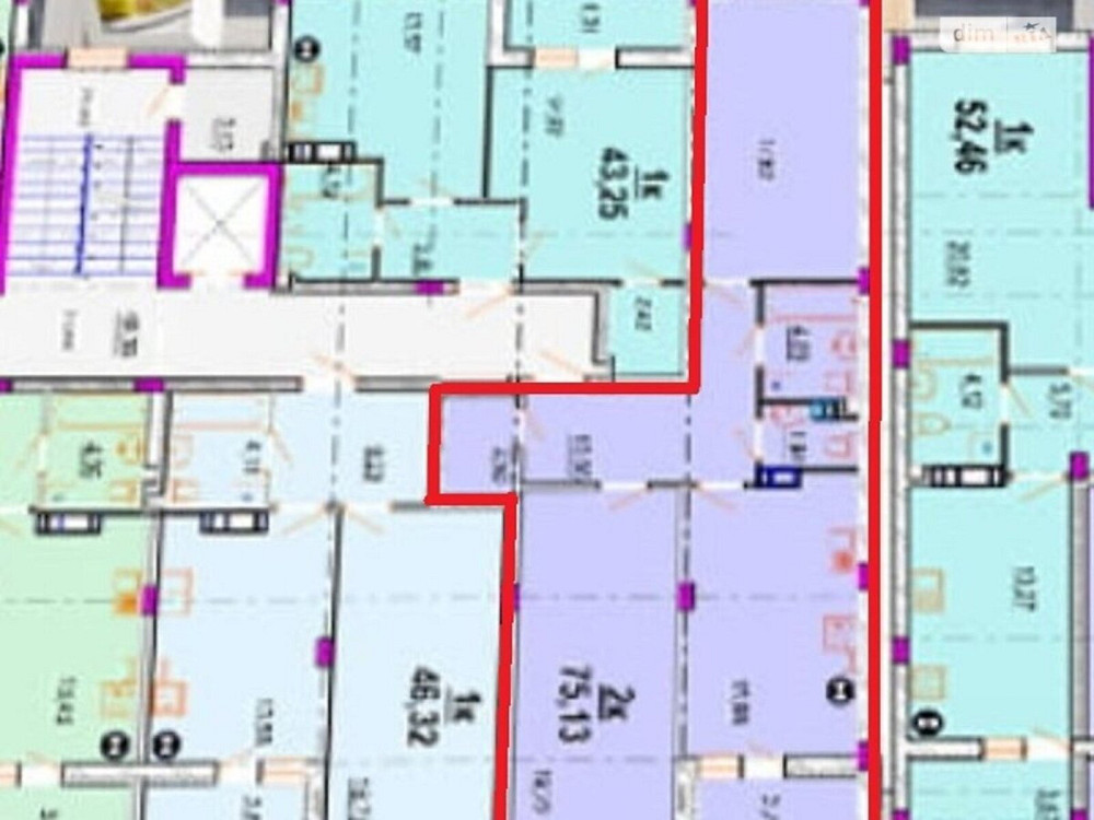 Продаж Квартира 2-кімнатна, 8/8 поверх на Богуна Vinnytsya - photo 3