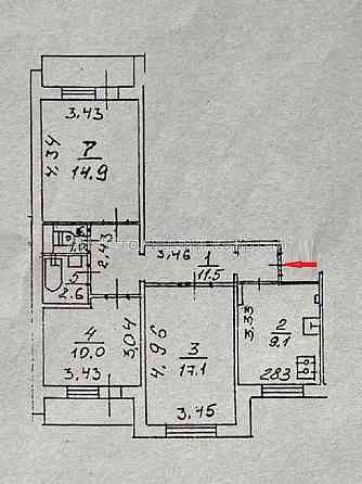Продаж Квартира 3-кімнатна, 9/10 поверх на Печенізька вул., 9 Київ