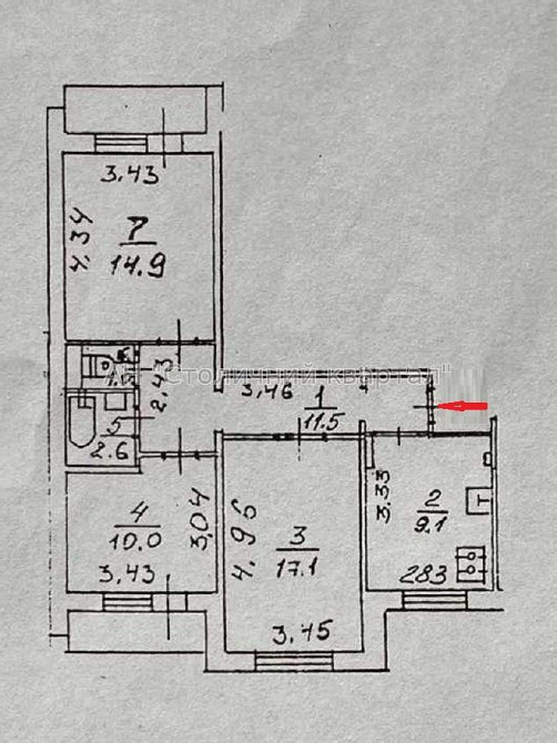 Продаж Квартира 3-кімнатна, 9/10 поверх на Печенізька вул., 9 Kiev - photo 5