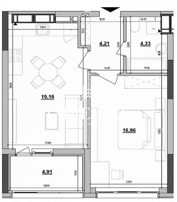 Продаж Квартира 1-кімнатна, 20/26 поверх на вул. Коновальця Євгена Київ - фото 1