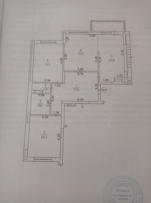 Продаж Квартира 3-кімнатна, 19/26 поверх на Воскресенська, 18 Київ - фото 11