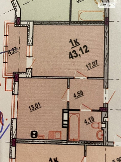 Продаж Квартира 1-кімнатна, 7/8 поверх Вінниця - фото 5