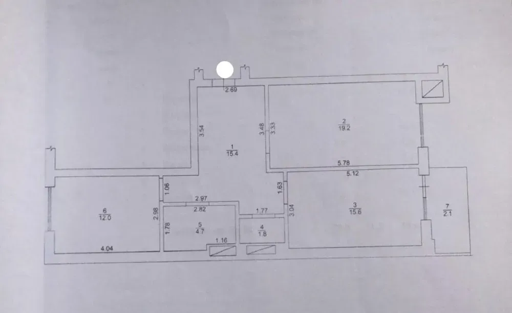 Продаж 2к Квартира 71 кв.м Слов'янська набережна 21Б Ужгород - фото 17
