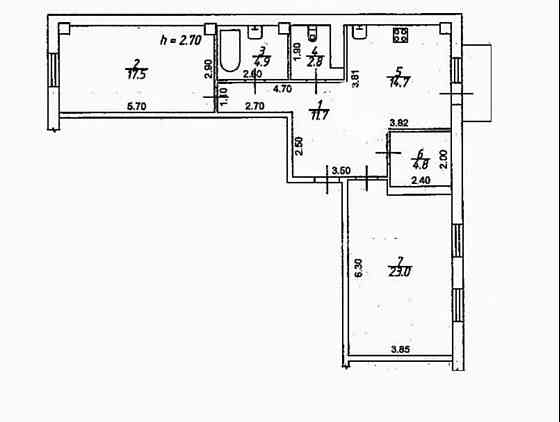 Продаж Квартира 2-кімнатна, 12/23 поверх на Жаботинского ул., 56а Odessa