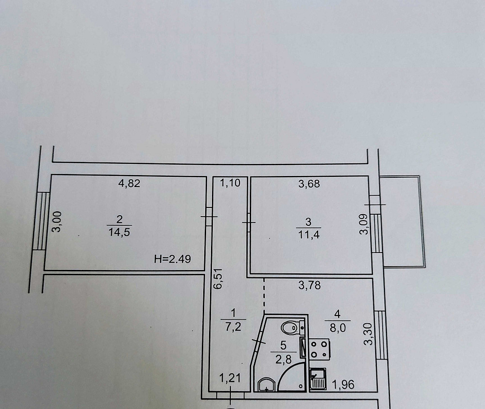 Продаж Квартира 2-кімнатна, 4/5 поверх на Щербаківського Данила вул., д. 57 Kiev - photo 20