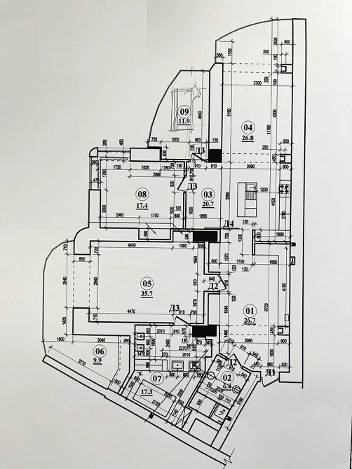 Трехкомнатная квартира с видом на море и парк Шевченко. Odessa - photo 18