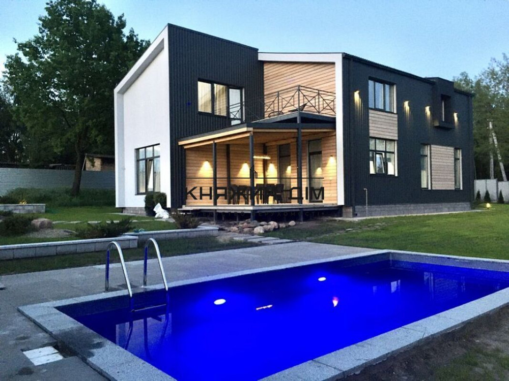 БЕЗ КОМИССИИ!!! Продажа 2-х этажного дома в скандинавском стиле с. Тарасовка (Новые Безрадичи). № 2210147  - фото 1