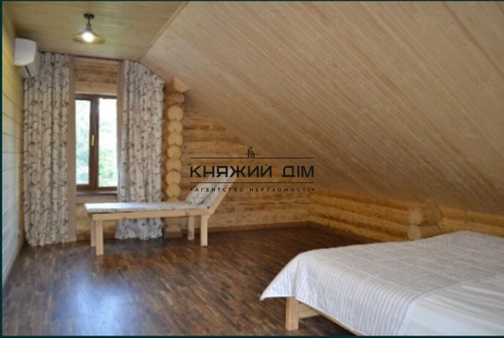 Новый Эко-дом со смереки у Десны, с бассейном + сауна (чан) КГ Гавань. № 139000  - фото 11