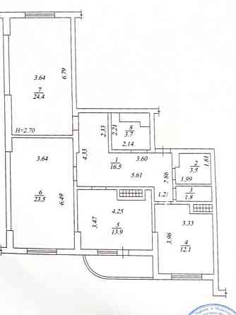 Продаж Квартира 3-кімнатна, 8/16 поверх на Білогородська вул., 51/6 Боярка