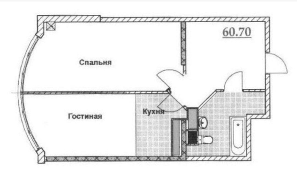 У продажу простора однокімнатна квартира на 13ст. Фонтану Одеса - фото 11