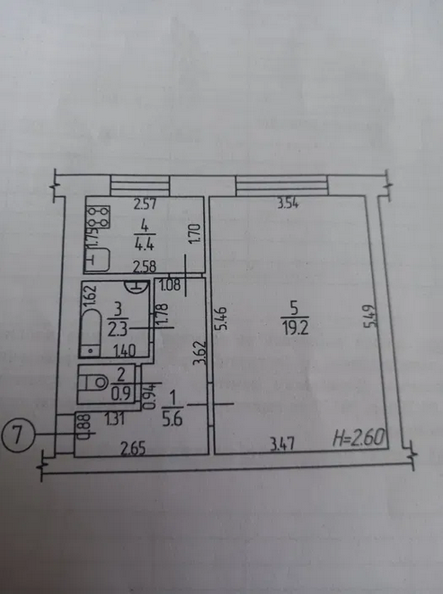 Однокімнатна квартира, селище Гірниче. Кропивницький - фото 5