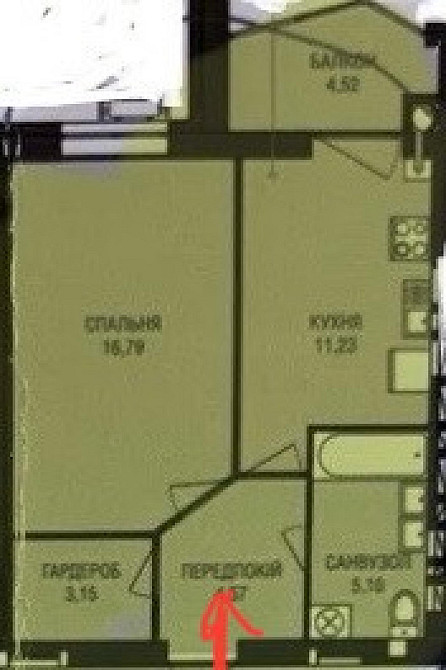 Продаж Квартира 1-кімнатна, 2/10 поверх на вул. Святослава Ріхтера Житомир - фото 3