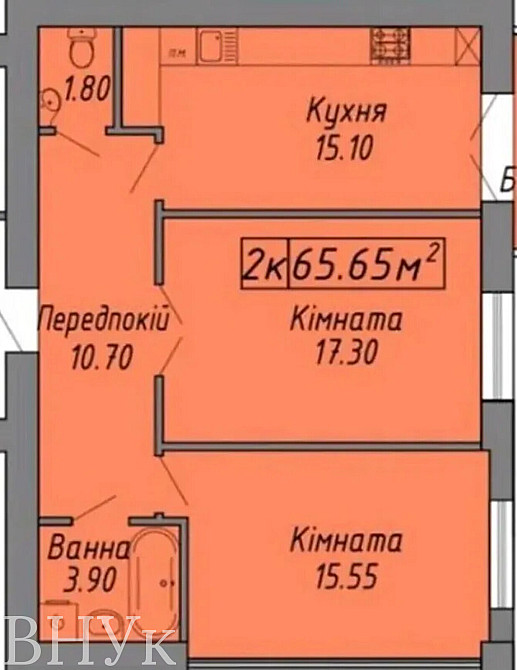 Продаж Квартира 2-кімнатна, 10/10 поверх на вул. Бандери С. Івано-Франківськ - фото 6