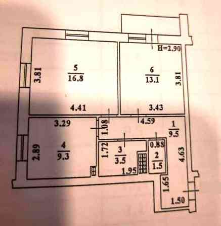 Продаж Квартира 2-кімнатна, 6/10 поверх на Грушевского Михаила улица Одесса