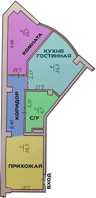 1 комн. с ремонтом. Возле моря! Одеса - фото 8