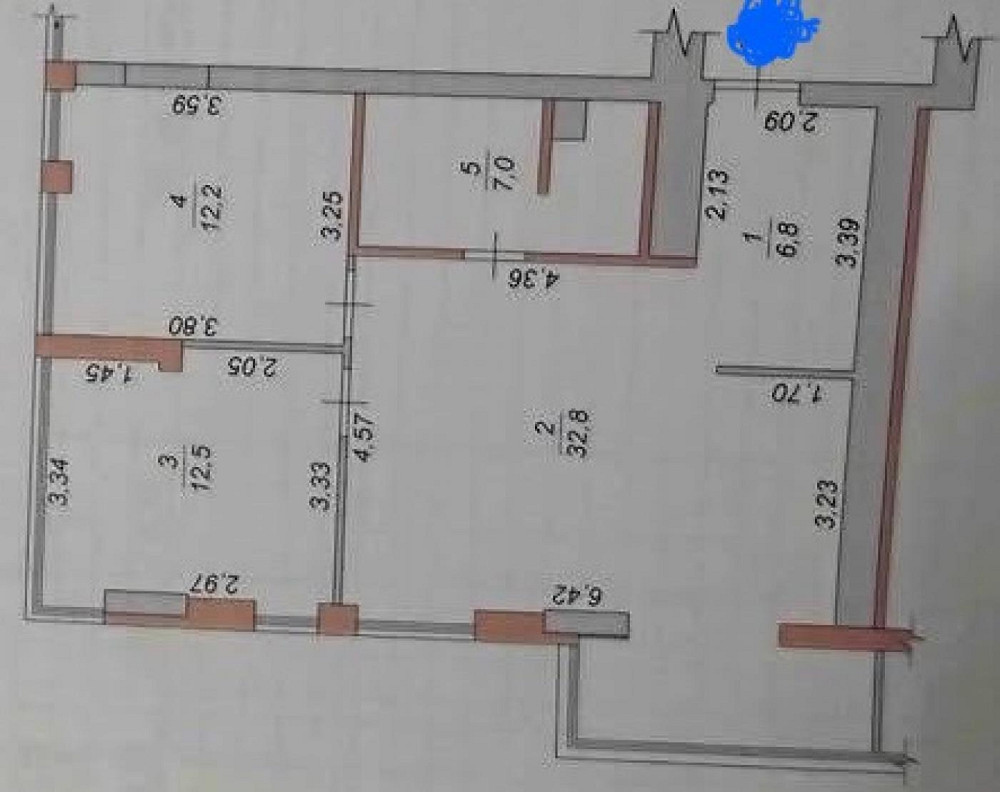 Продаж Квартира 2-кімнатна, 5/13 поверх на вул. Грушевського Житомир - фото 11
