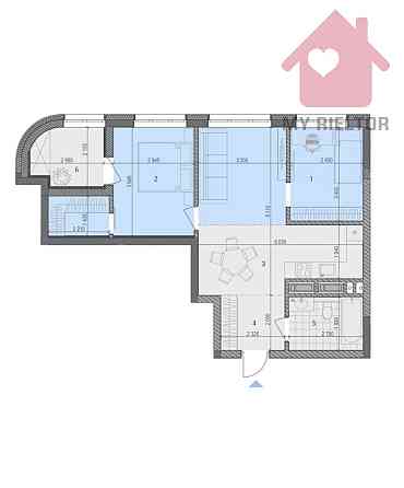 Продаж Квартира 1-кімнатна, 3/8 поверх Ужгород