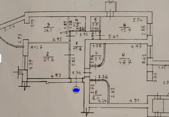 Продаж Квартира 3-кімнатна на ул. Кленовая, 2а Одеса - фото 15