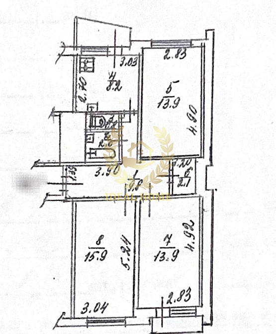 Продаж Квартира 3-кімнатна на Патриарха Мстислава Скрипника ул., 9 Київ - фото 15