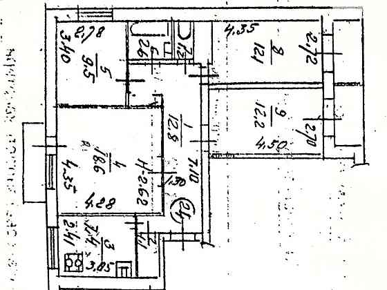 Продаж Квартира 4-кімнатна, 7/9 поверх на Ігоря Качуровського, 19 Kiev