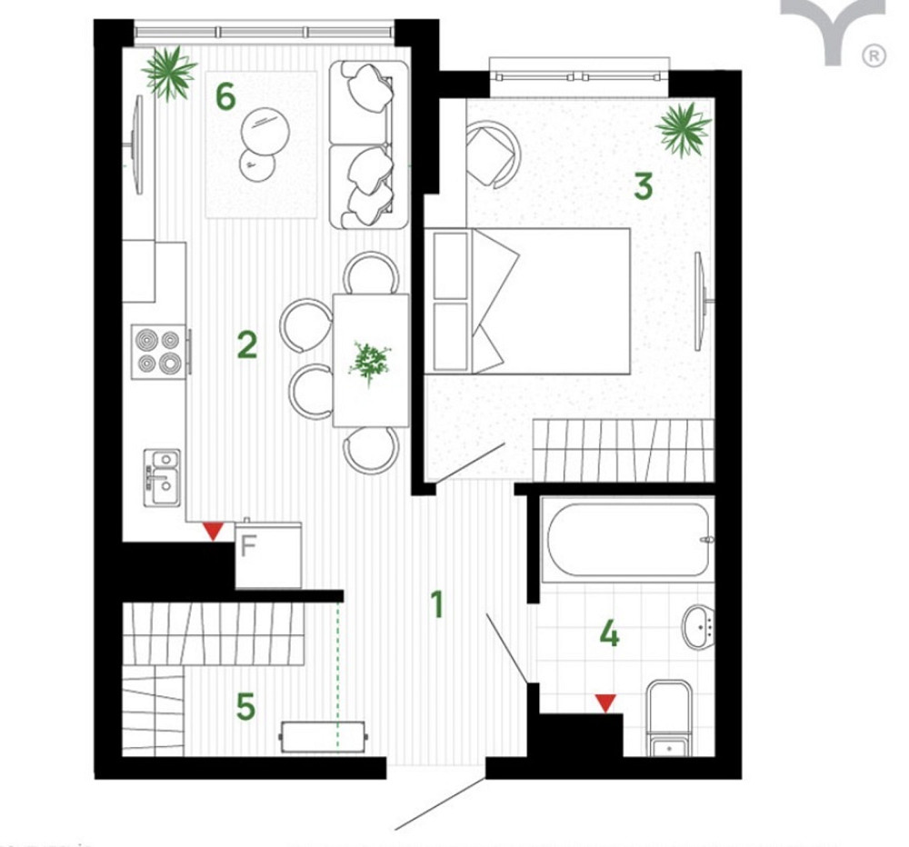 Продаж Квартира 1-кімнатна, 8/13 поверх на Хіміків вул., 21 Івано-Франківськ - фото 13