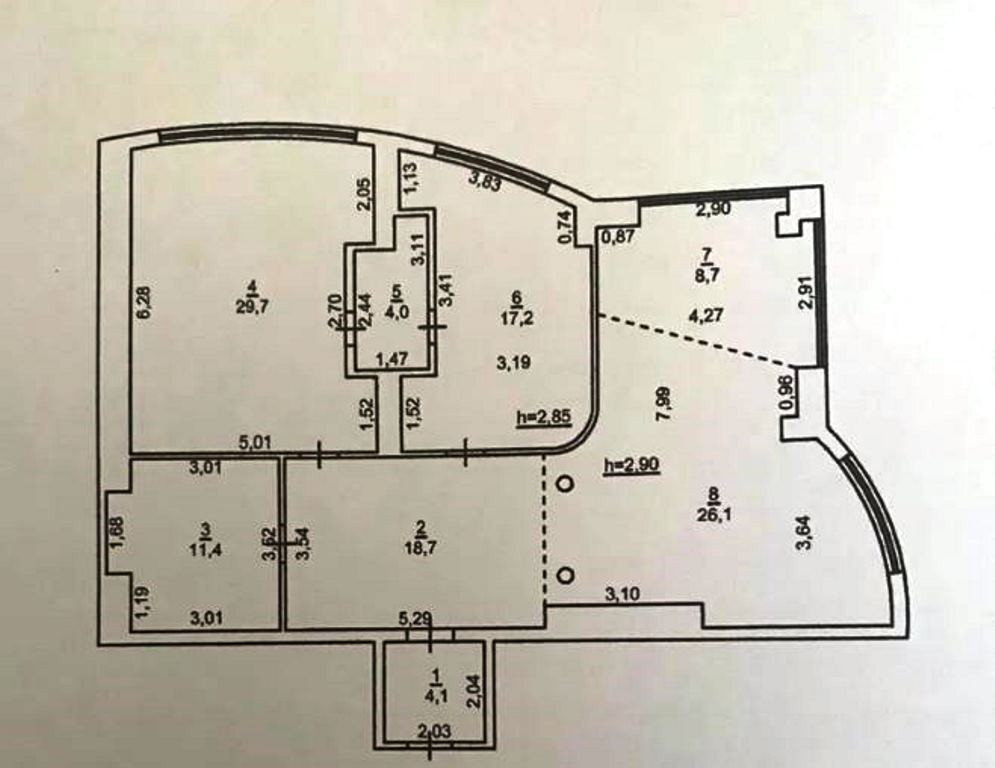 Трехкомнатная квартира на проспекте Шевченко Odessa - photo 15