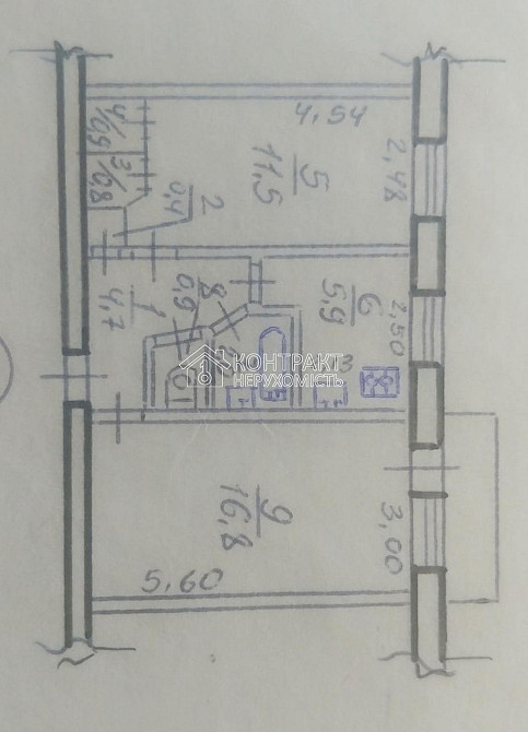 Продаж Квартира 2-кімнатна, 3/5 поверх на вул. Миру Kharkiv - photo 12